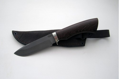 Нож "Лось" (малый) из стали Р6М5К5 (быстрорез) - работа мастерской кузнеца Марушина А.И.
